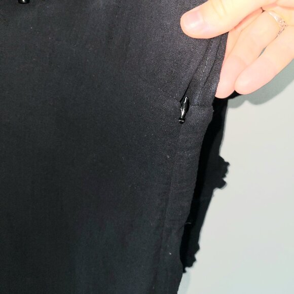 VTG Isabel Marant Celest Gauze Mini Dress Black sz FR 42 US 10 - Picture 7 of 11